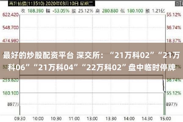 最好的炒股配资平台 深交所：“21万科02”“21万科06”“21万科04”“22万科02”盘中临时停牌